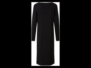 esmara® Dámske pletené šaty (čierna, S (36/38))