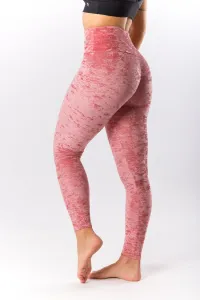 GoldBee Zamatové Legíny Sťahujúce Pas Salmon Pink Barva: Salmon Pink, Velikost: M