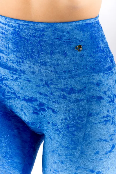 GoldBee Zamatové Legíny Sťahujúce Pas Ocean Blue Barva: Ocean Blue, Velikost: M