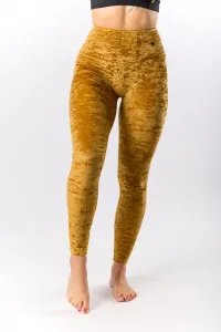 GoldBee Zamatové Legíny Sťahujúce Pas Gold Barva: Gold, Velikost: M