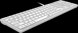 Genius Klávesnice Slimstar 126, Drátová USB, CZ+SK layout, Copilot klávesa, Bílá