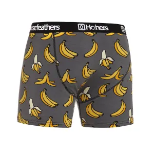 HORSEFEATHERS Boxerky Sidney - bananas GRAY velikost M