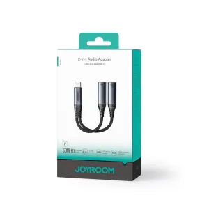 Joyroom SY-C03 adaptér USB-C / 2x USB-C, čierny