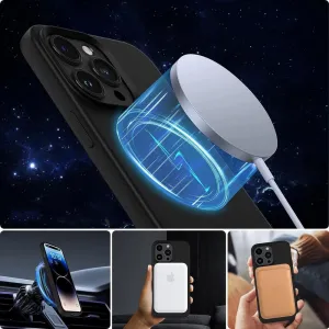 Tech-Protect Silicone MagSafe kryt na iPhone 15, tmavomodrý