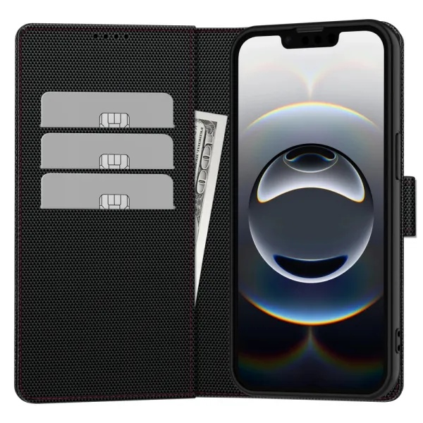 Tech-Protect Wallet RS knižkové puzdro na Samsung Galaxy S25, čierne