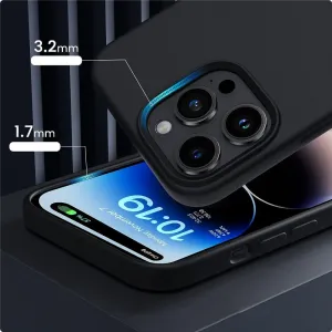 Tech-Protect Silicone MagSafe kryt na iPhone 15, tmavomodrý