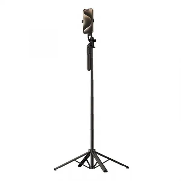 MG Telescopic Bluetooth selfie tyč 1.75m, čierna