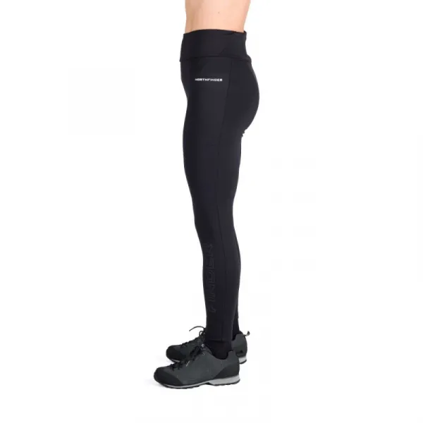 Dámske turistické zateplené legíny NORTHFINDER JAYME-269black