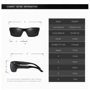 DUBERY Madera 8 slnečné okuliare, Sand Black / Blue