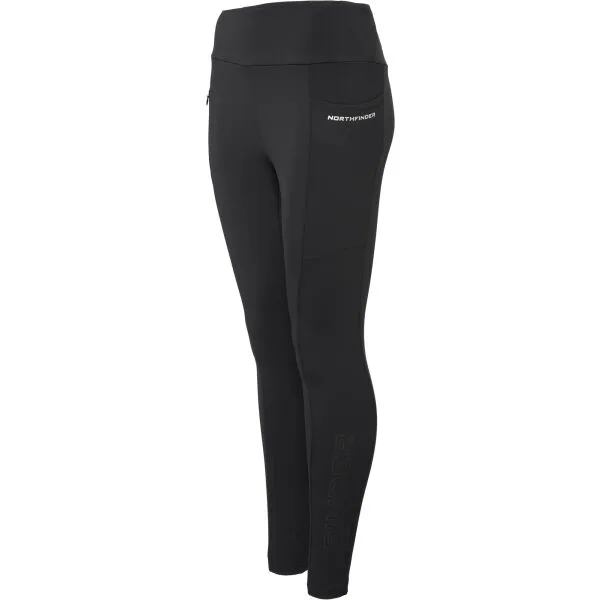 Dámske turistické zateplené legíny NORTHFINDER JAYME-269black
