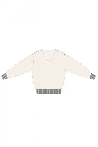 Marisse Women's Sweater Z-Sw-4569 Off White