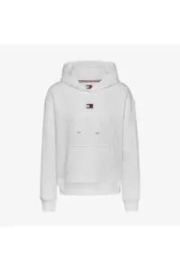 Tommy Hilfiger TOMMY JEANS WOMEN'S BOXY FIT BADGE SWEATSHIRT