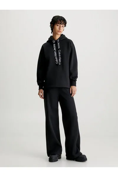 Calvin Klein Logo Drawcord Hoodie