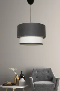 Opviq Závěsný lustr Tubol antracitový