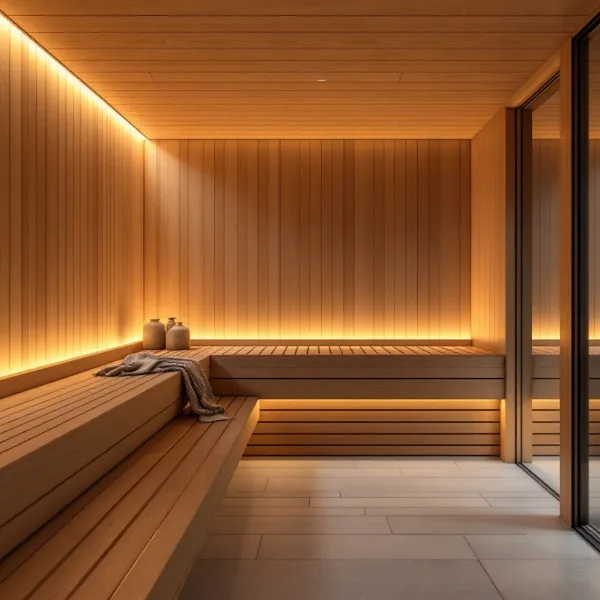 LEDprodukt 5m SAUNA LED pásik 480LED/m COB 10W/m teplá biela IP67 24V