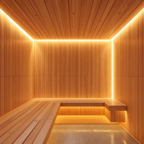 LEDprodukt 5m SAUNA LED pásik 480LED/m COB 10W/m teplá biela IP67 24V