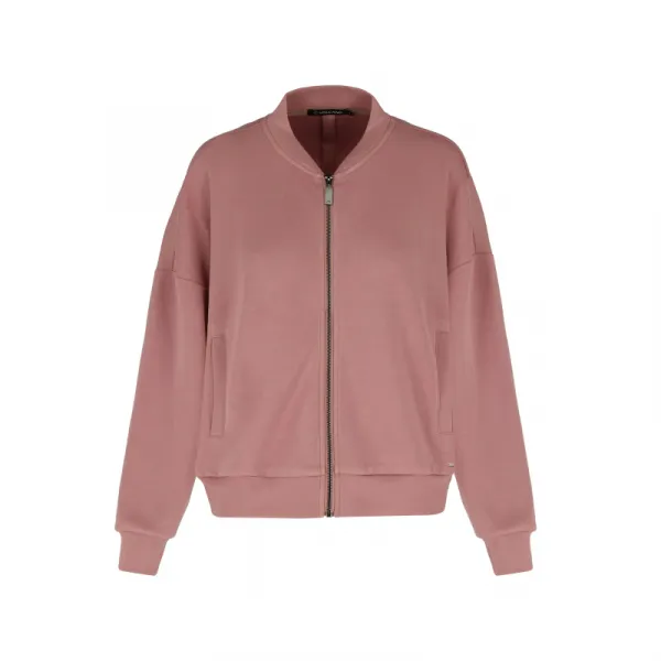 Dámska mikina so zipsom VOLCANO B-CHERRY-401-PINK