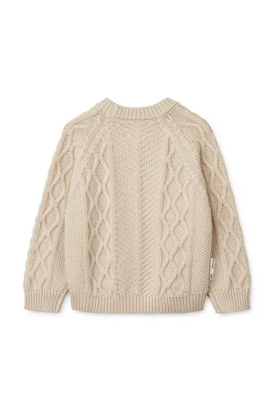 Detský sveter s prímesou vlny Liewood Callio Knit Jumper