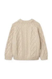 Detský sveter s prímesou vlny Liewood Callio Knit Jumper