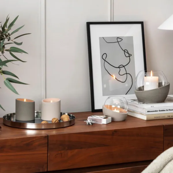 Vonná sviečka NewMoon Home beige Energy 8,6 cm - Villeroy & Boch