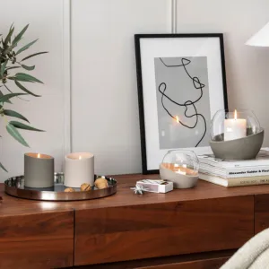 Vonná sviečka NewMoon Home beige Energy 8,6 cm - Villeroy & Boch