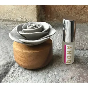 Dizajnový difuzér s motívom Gardenia z Laosu, sivý - ANOQ