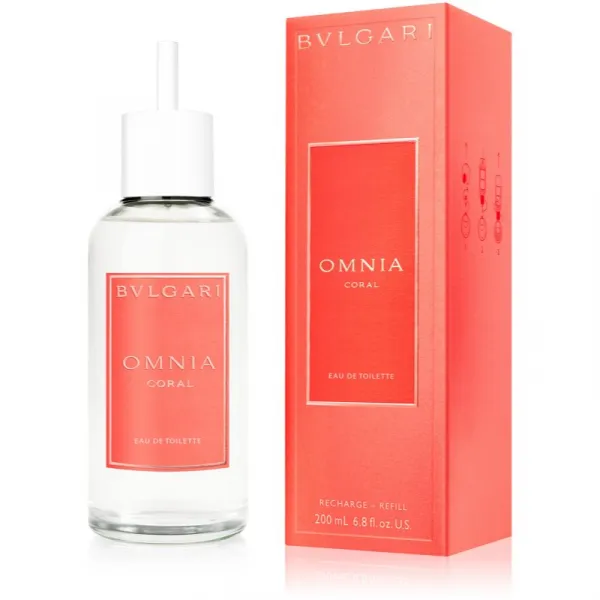 BVLGARI Omnia Coral toaletná voda plniteľná pre ženy 200 ml
