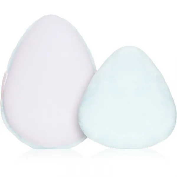 BrushArt Accessories 2-in-1 Powder and make-up puff set labutienka 2 ks