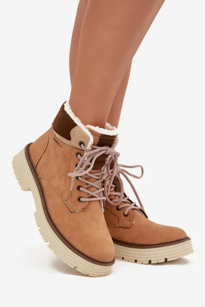 Izolované dámske traperky O'NEILL BENICIA WOMEN HIGH Camel