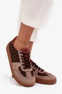 Kožené semišové barefoot tenisky dámske Zazoo N1277 hnedé
