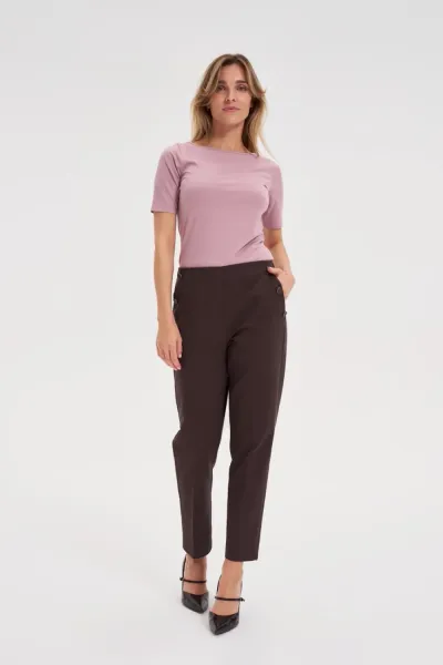 Marisse WOMEN'S PANTS Z-SP-4802 BROWN