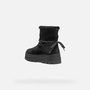 Geox Spherica EC7.1 A Black Women's Ankle Boots - Ladies