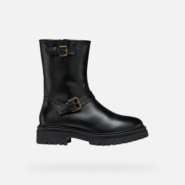 Black women's ankle boots Geox Iridea - Women's