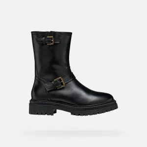 Black women's ankle boots Geox Iridea - Women's