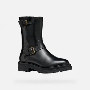 Black women's ankle boots Geox Iridea - Women's