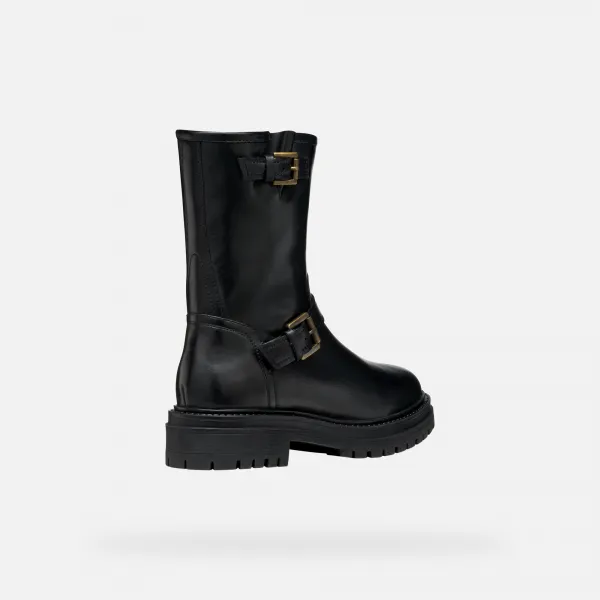 Black women's ankle boots Geox Iridea - Women's