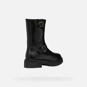 Black women's ankle boots Geox Iridea - Women's