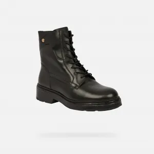 Geox Swelen Black Women's Ankle Boots - Ladies