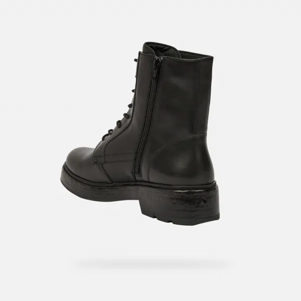 Geox Swelen Black Women's Ankle Boots - Ladies