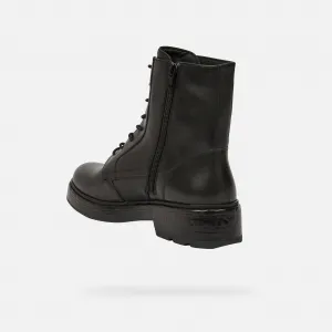 Geox Swelen Black Women's Ankle Boots - Ladies