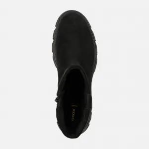 Black Women's Ankle Boots Geox Pluette - Ladies
