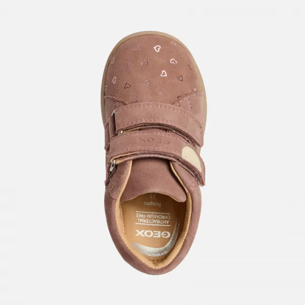 Pink Girls Shoes for First Steps Geox Macchia Girl - Girls