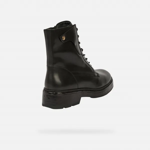 Geox Swelen Black Women's Ankle Boots - Ladies
