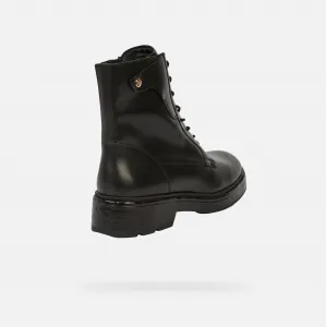 Geox Swelen Black Women's Ankle Boots - Ladies
