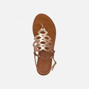 Gold women's sandals Geox Sozy S - Women's