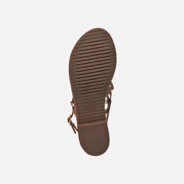 Gold women's sandals Geox Sozy S - Women's