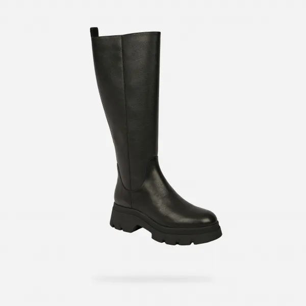 Black Women's Geox Pluette Boots - Women's