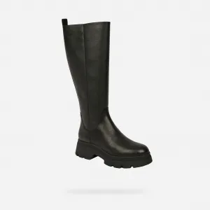 Black Women's Geox Pluette Boots - Women's