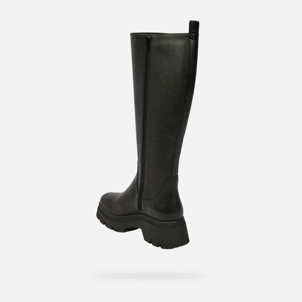 Black Women's Geox Pluette Boots - Women's
