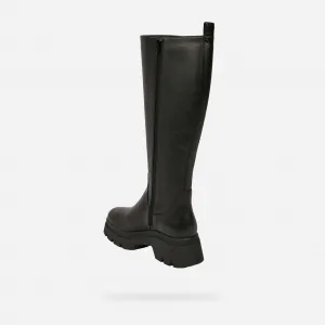 Black Women's Geox Pluette Boots - Women's